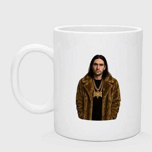 Кружка Bones в шубе / Белый – фото 1