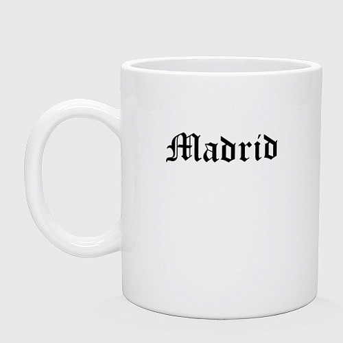 Кружка Madrid is the capital of Spain / Белый – фото 1
