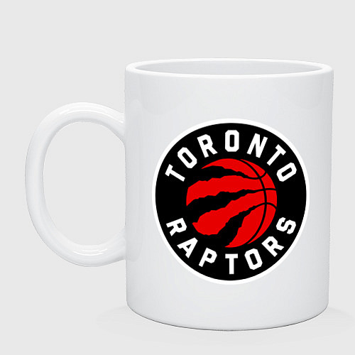 Кружка Торонто Рэпторс - лого / Белый – фото 1