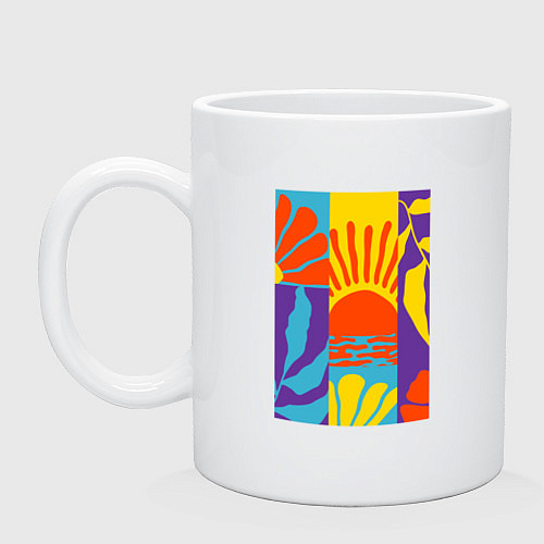Кружка Краски лета / Белый – фото 1