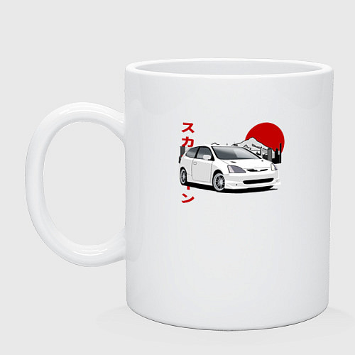 Кружка Honda Civic EP3 Type R / Белый – фото 1