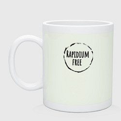 Кружка керамическая Rapidium free, цвет: фосфор