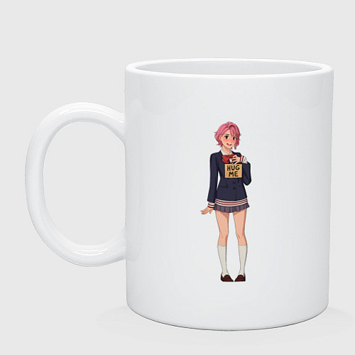 Кружка Дандадан Сиратори Айра - обними меня / Белый – фото 1