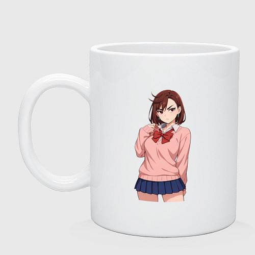 Кружка Строгая Сиратори Айра / Белый – фото 1