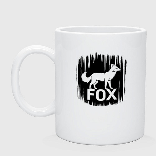 Кружка Лис в лесу / Белый – фото 1