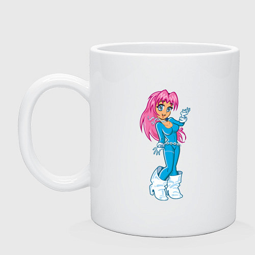 Кружка Розоволосая красотка / Белый – фото 1