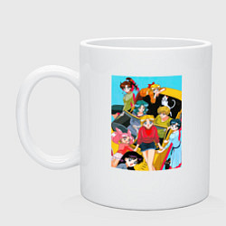 Кружка керамическая Sailor Moon car, цвет: белый