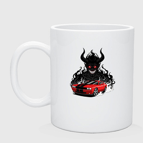 Кружка Dodge - Demon SRT / Белый – фото 1