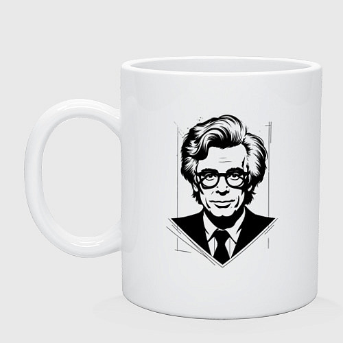 Кружка Энди Уорхол в городском стиле / Белый – фото 1