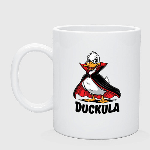 Кружка Утка - вампир / Белый – фото 1