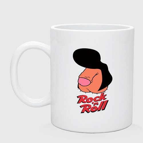 Кружка Логотип rock n roll мем / Белый – фото 1