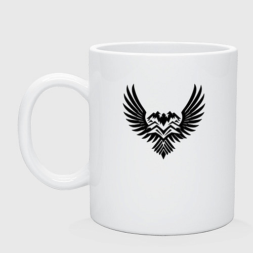 Кружка Возносящийся кавказский пик / Белый – фото 1