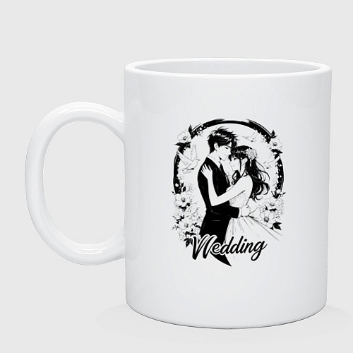 Кружка Свадьба аниме / Белый – фото 1