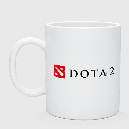 Кружка Dota 2: Logo / Белый – фото 1