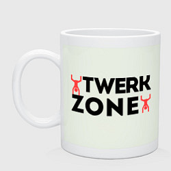 Кружка керамическая Twerk zone, цвет: фосфор