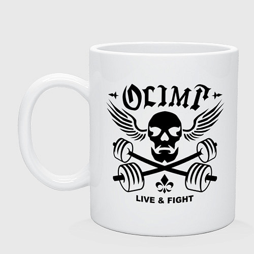 Кружка Olimp Live & Fight / Белый – фото 1