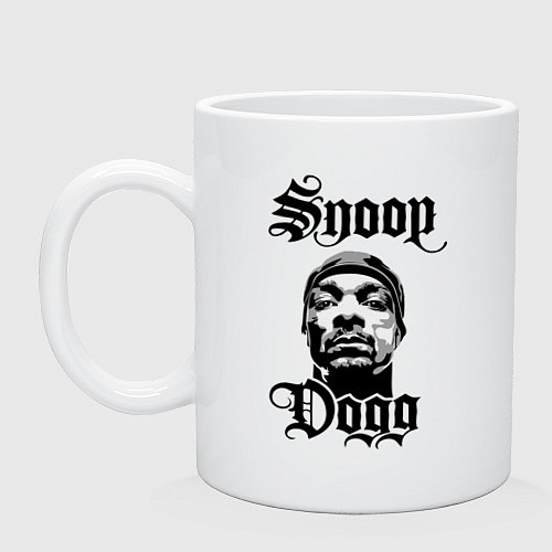 Кружка Snoop Dogg Face / Белый – фото 1