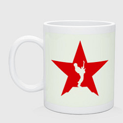 Кружка керамическая Rock Star, цвет: фосфор
