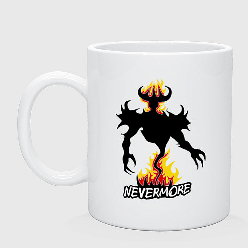 Кружка Nevermore Fire / Белый – фото 1