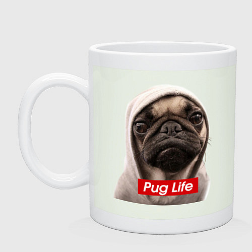 Кружка Pug life / Фосфор – фото 1