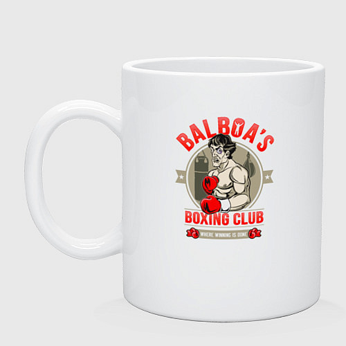 Кружка Balboa's Boxing Club / Белый – фото 1