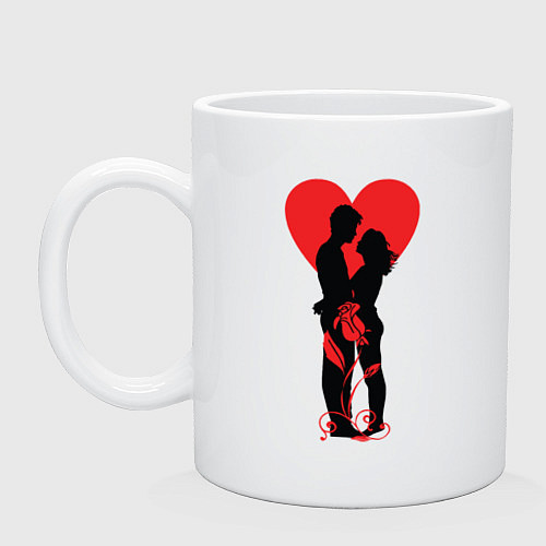 Кружка Влюбленная пара / Белый – фото 1