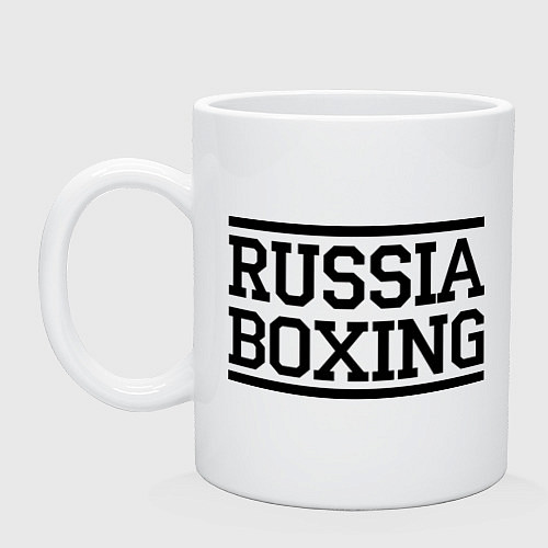 Кружка Russia boxing / Белый – фото 1