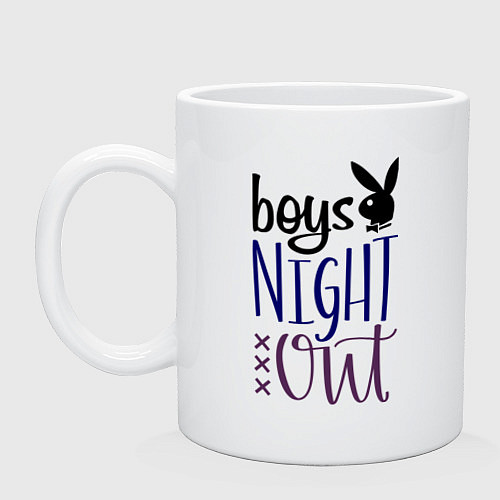 Кружка Boys night out / Белый – фото 1