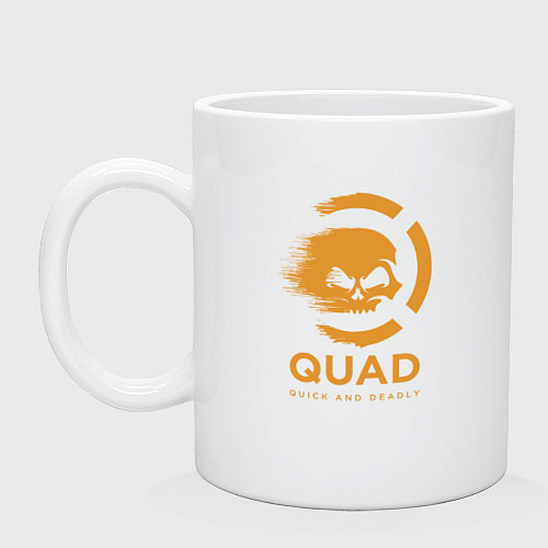 Кружка QuaD: Quick and Deadly / Белый – фото 1