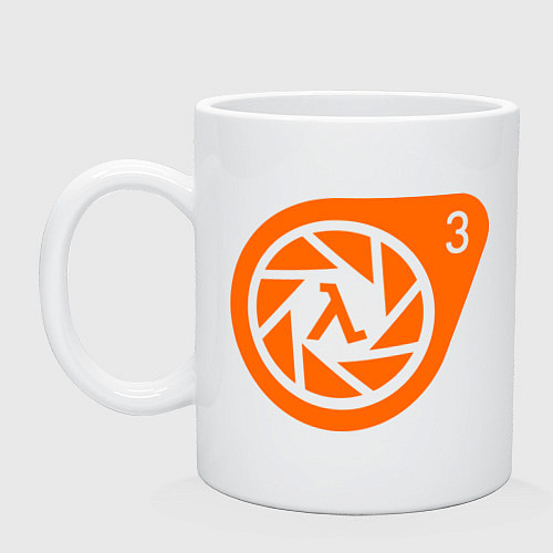 Кружка Half-Life 3: Logo / Белый – фото 1