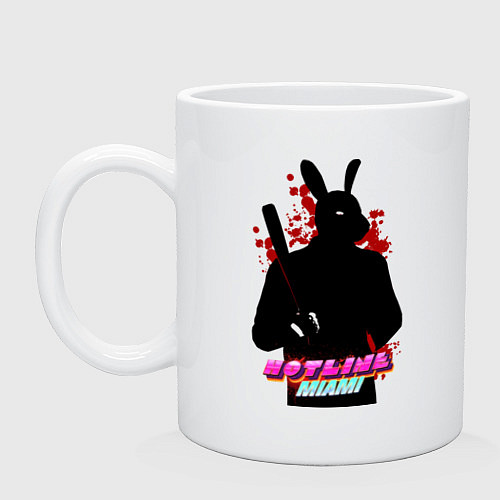 Кружка Hotline Miami: Rabbit / Белый – фото 1