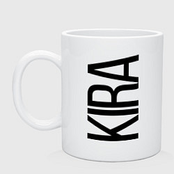 Кружка керамическая Кира, цвет: белый