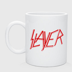 Кружка керамическая Slayer, цвет: белый