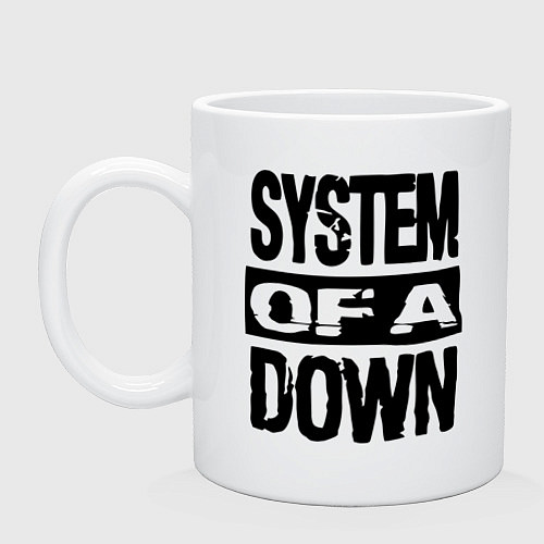Кружка System Of A Down / Белый – фото 1