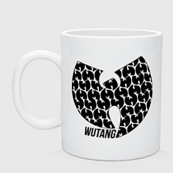 Кружка керамическая Wu-Tang Clan: Symbol, цвет: белый