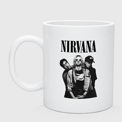 Кружка керамическая Nirvana Group цвета белый — фото 1
