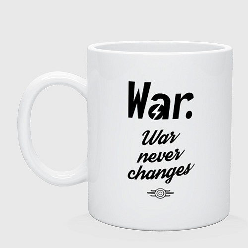 Кружка War never changes / Белый – фото 1