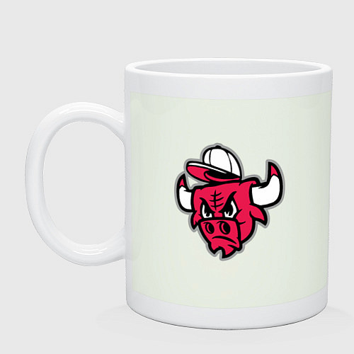 Кружка Chicago Bulls (в кепке) / Фосфор – фото 1