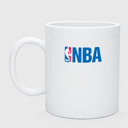 Кружка керамическая NBA, цвет: белый