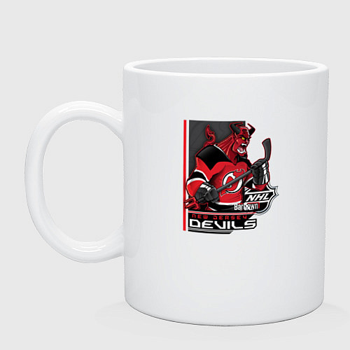 Кружка New Jersey Devils / Белый – фото 1