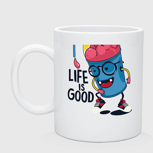 Кружка Life is good / Белый – фото 1