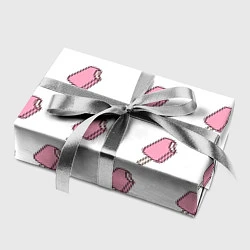 Бумага для упаковки Мороженое розовое, цвет: 3D-принт — фото 2