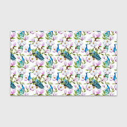 Бумага для упаковки Цветы и бабочки 6, цвет: 3D-принт