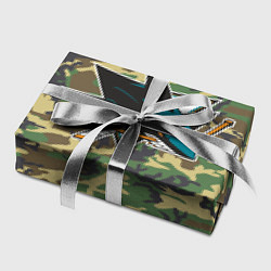 Бумага для упаковки Sharks Camouflage, цвет: 3D-принт — фото 2