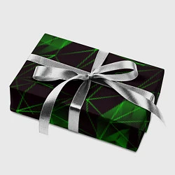 Бумага для упаковки GREEN STRIPES, цвет: 3D-принт — фото 2