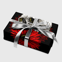 Бумага для упаковки Череп и Красный Цветок Skull, цвет: 3D-принт — фото 2