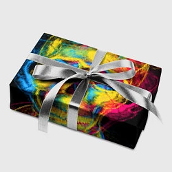 Бумага для упаковки Череп-анаглиф, цвет: 3D-принт — фото 2