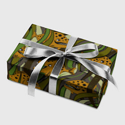 Бумага для упаковки Пираньи камуфляж, цвет: 3D-принт — фото 2