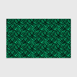 Бумага для упаковки Абстрактный зелено-черный узор, цвет: 3D-принт