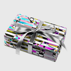 Бумага для упаковки Полосатый абстрактный узор, цвет: 3D-принт — фото 2